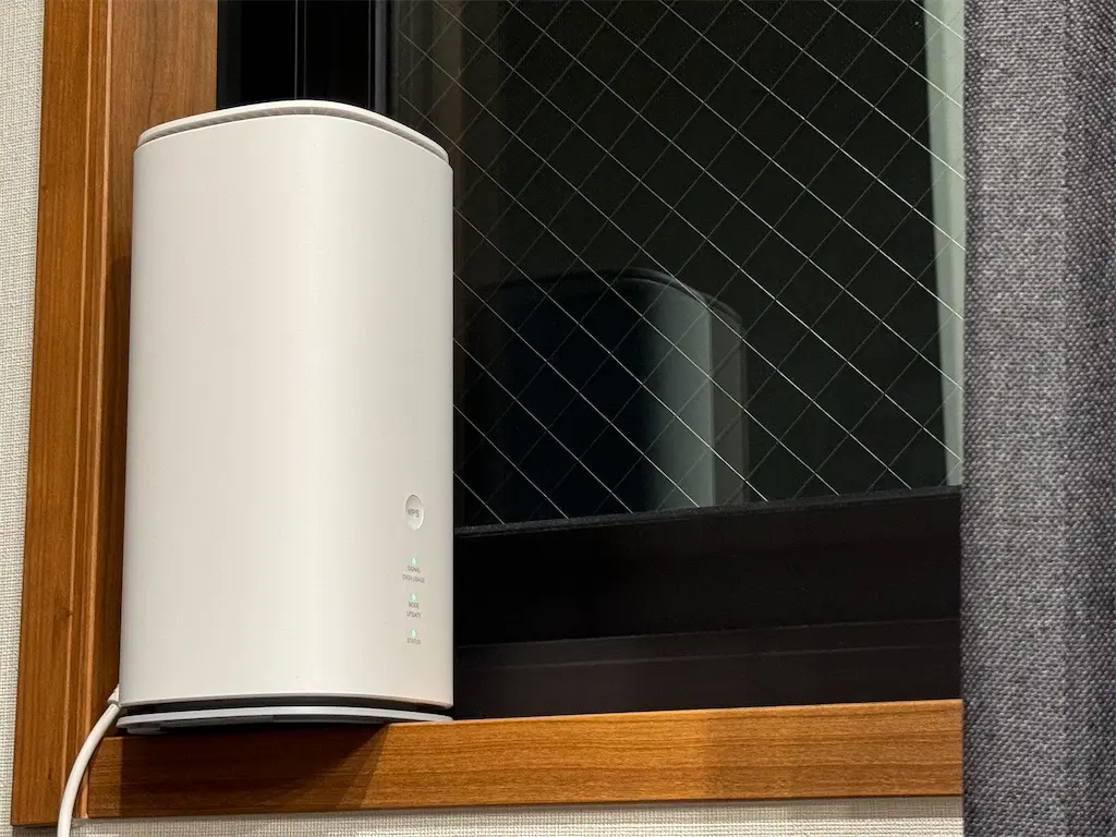ZTELink JPアプリでL13の電波強度を計測している画面